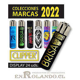 Encendedor Clipper "Marcas" 2022 - Display