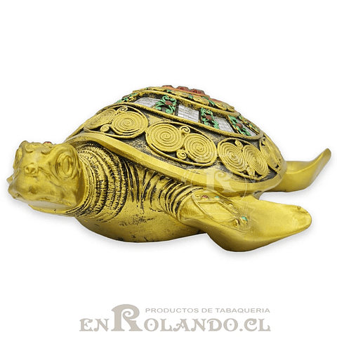 Figura Tortuga Dorada de Poliresina #02 ($27.990 x Mayor) 