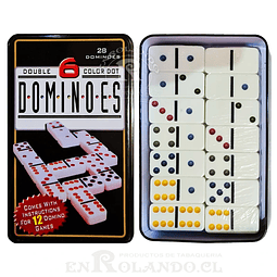 Juego de Dominó Caja Metálica ($3.990 x Mayor)