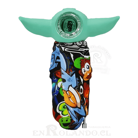 Pipa Silicona Baby Yoda Diseño ($4.990 x Mayor)