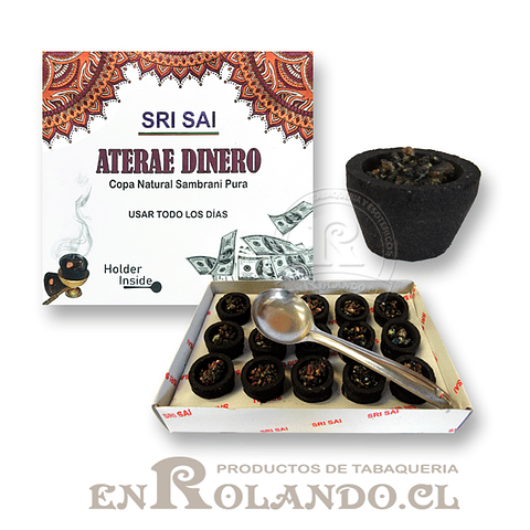 Sahumerio Copa Sambrani "Atrae Dinero" ($3.990 x Mayor) 