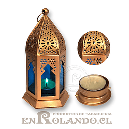 Lámpara Porta Vela Marroquí - 17 cm ($3.990 x Mayor)