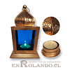 Lámpara Porta Vela Marroquí - 16 cm ($3.990 x Mayor)