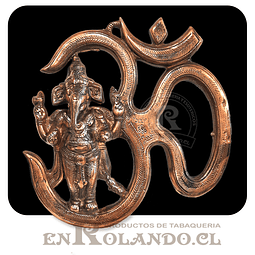 Colgante Hindú Metal Ganesha y Signo Om ($39.990 x Mayor) 