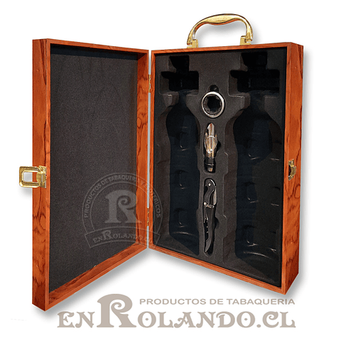 Caja Porta-Vinos Madera #2128 ($19.900 x Mayor)