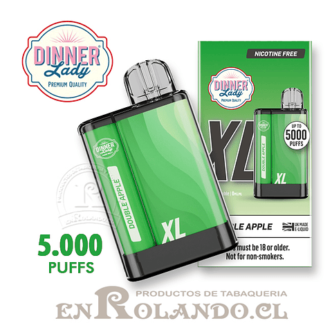 Vape Pen XL - Doble Manzana ($7.990 x Mayor) 5.000 Puffs