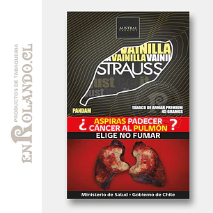 Tabaco Strauss Vainilla 45 Grm. ($4.290 x Mayor)