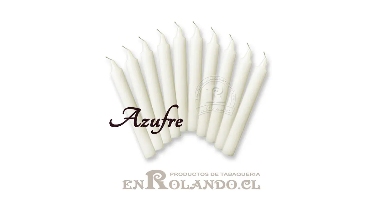 Vela Lisa Esotérica Azufre - Set de 10 Velas $2.400 x Mayor