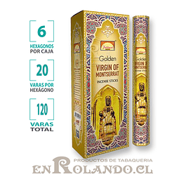 Incienso Parimal "Virgen de Montserrat" ($1.390 x MAYOR) - 120 varas