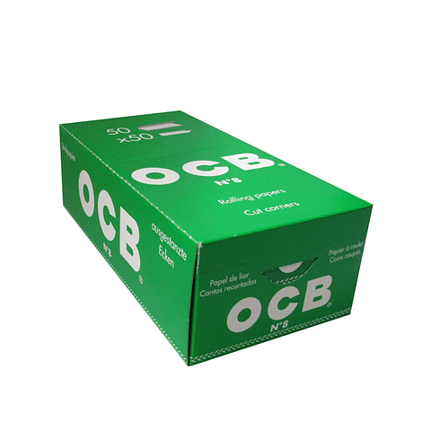 Papelillos OCB Verde  #1 - 50 libritos - Display