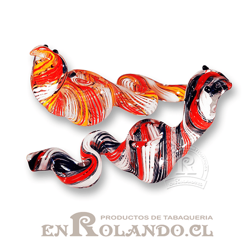 Pipa Pyrex Diseños Serpiente ($4.990 x Mayor) 