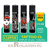 Encendedor Clipper Tattoo Cl - 24 Uds. Display
