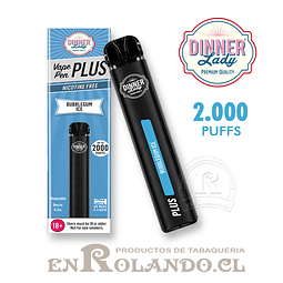 Vape Pen Plus - Bubblegum ICE ($6.990 x Mayor) 2.000 Puffs