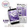 Vape Pen Fuyl - Arándanos ICE ($10.500 x Mayor) 8.000 Puffs 