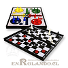 Juego de Mesa 3 en 1 Ludo - Ajedrez - Damas ($3.490 x Mayor) 