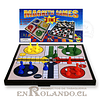 Juego de Mesa 3 en 1 Ludo - Ajedrez - Damas ($3.490 x Mayor) 