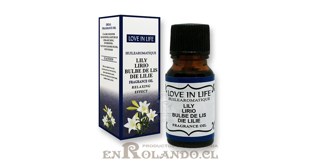 Esencia Aromática Lirio ($790 x Mayor) Love in Life
