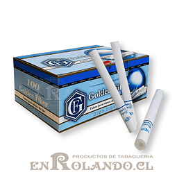 Tubos con Filtros Golden Click Menthol ($1.800 x Mayor)