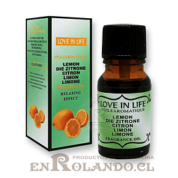 Esencia Aromática "Limón" ($790 x Mayor) Love in Life