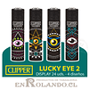 Encendedor Clipper Colección Lucky Eye 2 - 24 Uds. Display