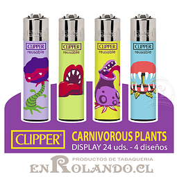 Encendedor Clipper Colección "Carnivorous Plants" - Display