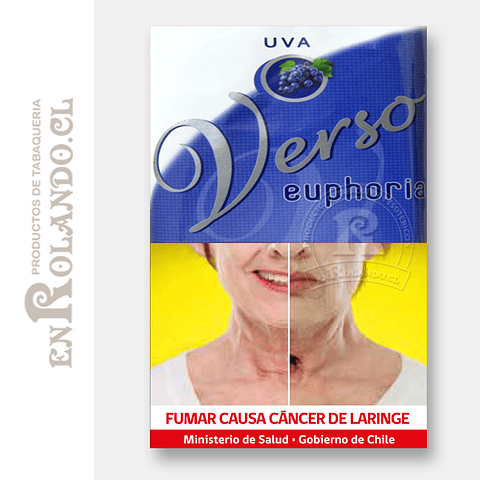 Tabaco Verso Euphoria Uva ($5.490 x Mayor)