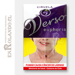 Tabaco Verso Euphoria Ciruela ($5.490 x Mayor)
