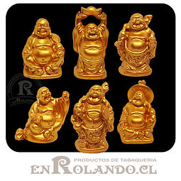 Set 6 Budas de la Fortuna Feng Shui ($3.990 x Mayor) 