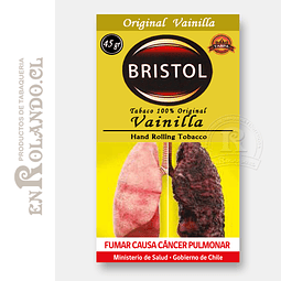Tabaco Bristol Vainilla 45 Gr. ($4.190 x Mayor)