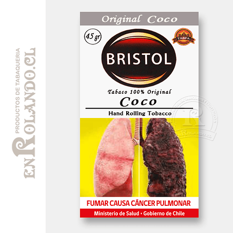 Tabaco Bristol Coco 45 Gr. ($4.190 x Mayor)