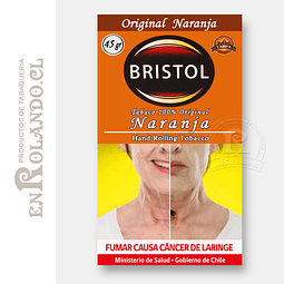 Tabaco Bristol Naranja 45 Gr. ($4.190 x Mayor)
