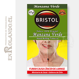 Tabaco Bristol Manzana 45 Gr. ($4.190 x Mayor)