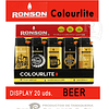 Encendedor Ronson Colourlite 20 uds - Display