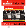 Encendedor Ronson Colourlite 20 uds - Display