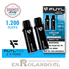 2 Pods para Vape Fuyl - Bubblegum ICE ($5.990 x Mayor) 1.200 Puffs 