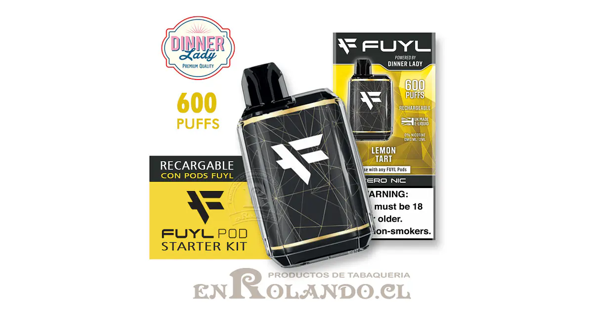 Vape Fuyl Recargable - Tarta de Limn ($5.990 x Mayor)