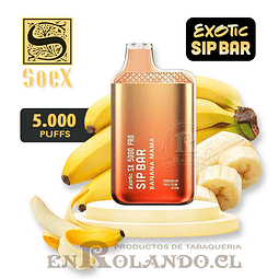 Vape Exotic Sip Bar - Banana Mama ($7.990 x Mayor) 5.000 Puffs