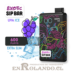 Vape Exotic Sip Bar - Uva ICE ($4.990 x Mayor) 600 Puffs