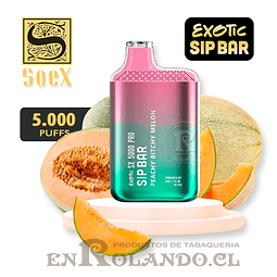Vape Exotic Sip Bar - Peachy Bitchy Melon ($7.990 x Mayor) 5.000 Puffs
