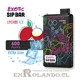 Vape Exotic Sip Bar - Lychee ICE ($4.990 x Mayor) 600 Puffs