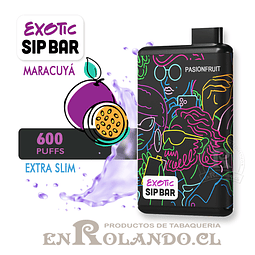 Vape Exotic Sip Bar - Maracuya ($4.990 x Mayor) 600 Puffs