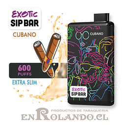 Vape Exotic Sip Bar - Cubano ($4.990 x Mayor) 600 Puffs