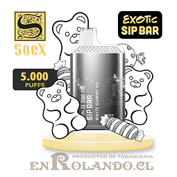 Vape Exotic Sip Bar - White Gummy ($7.990 x Mayor) 5.000 Puffs