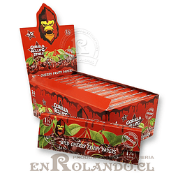 Combipack Gorilla Rolling Stars Sabor Guinda - Display