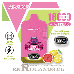 Vape Aivono - Limonada Rosa ($12.990 x Mayor) 16.000 Puffs