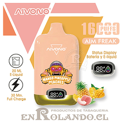 Vape Aivono - Mango - Piña - Durazno ($12.990 x Mayor) 16.000 Puffs