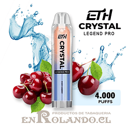 Vape ETH Crystal Legend Pro - Burbujas de Cereza ($5.990 x Mayor) 4.000 Puffs