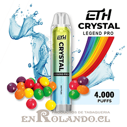 Vape ETH Crystal Legend Pro - Skittles ($5.990 x Mayor) 4.000 Puffs
