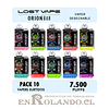 Pack 10 Lost Vape Orion Bar Sabores Surtidos - 7.500 Puffs