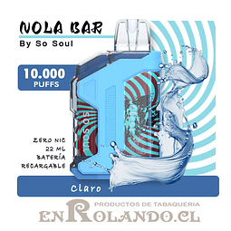 Vape Nola Bar - Claro ($10.990 x Mayor) 10.000 Puffs